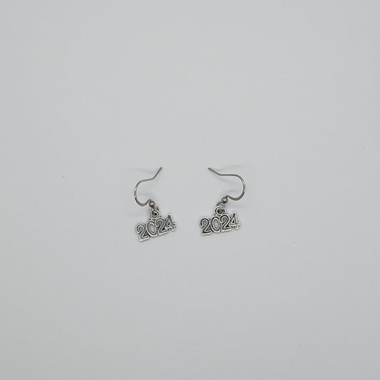 Boucles d’oreilles 2024 argentées