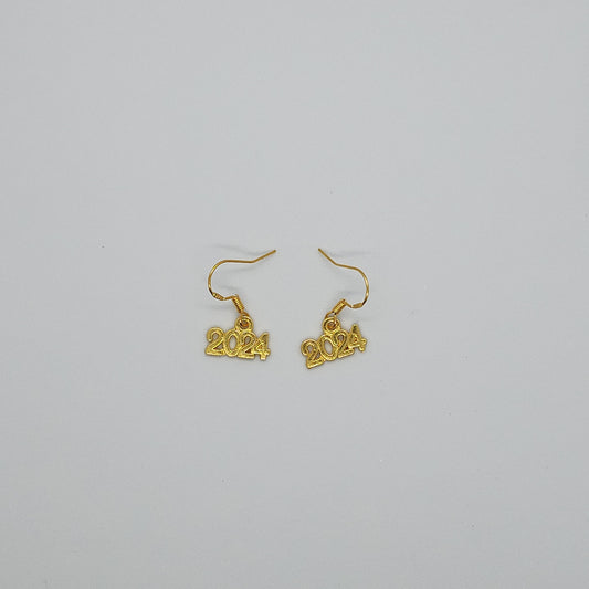 Boucles d’oreilles 2024 dorées