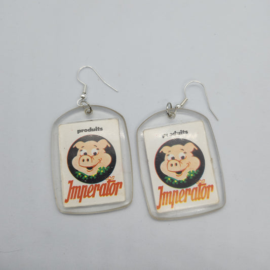 Boucles d’oreilles cochon