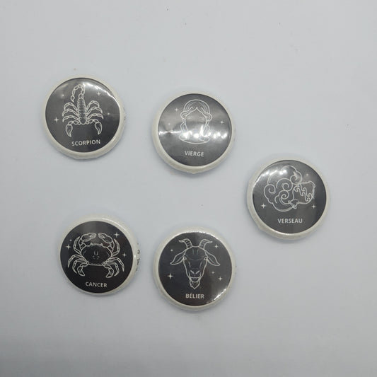 Broches badges signes astrologique