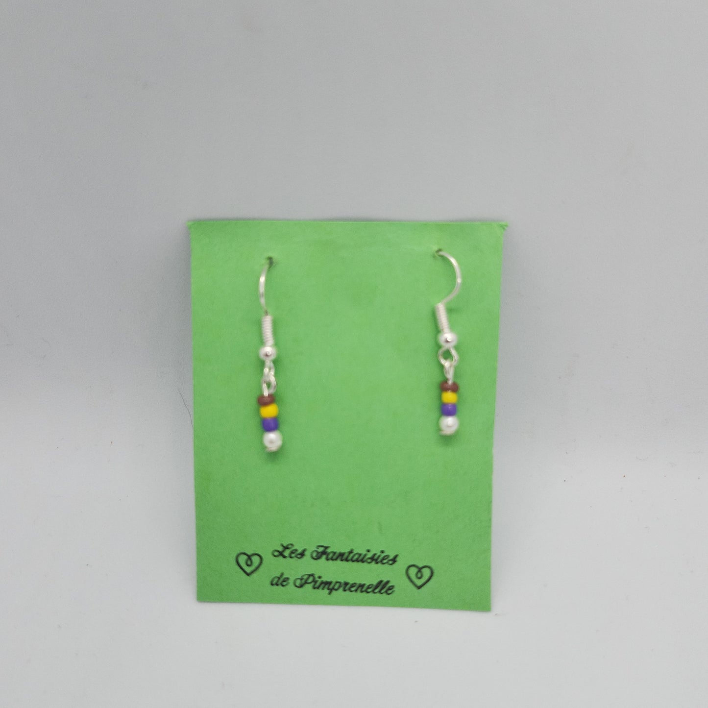 Boucles d’oreilles rocailles