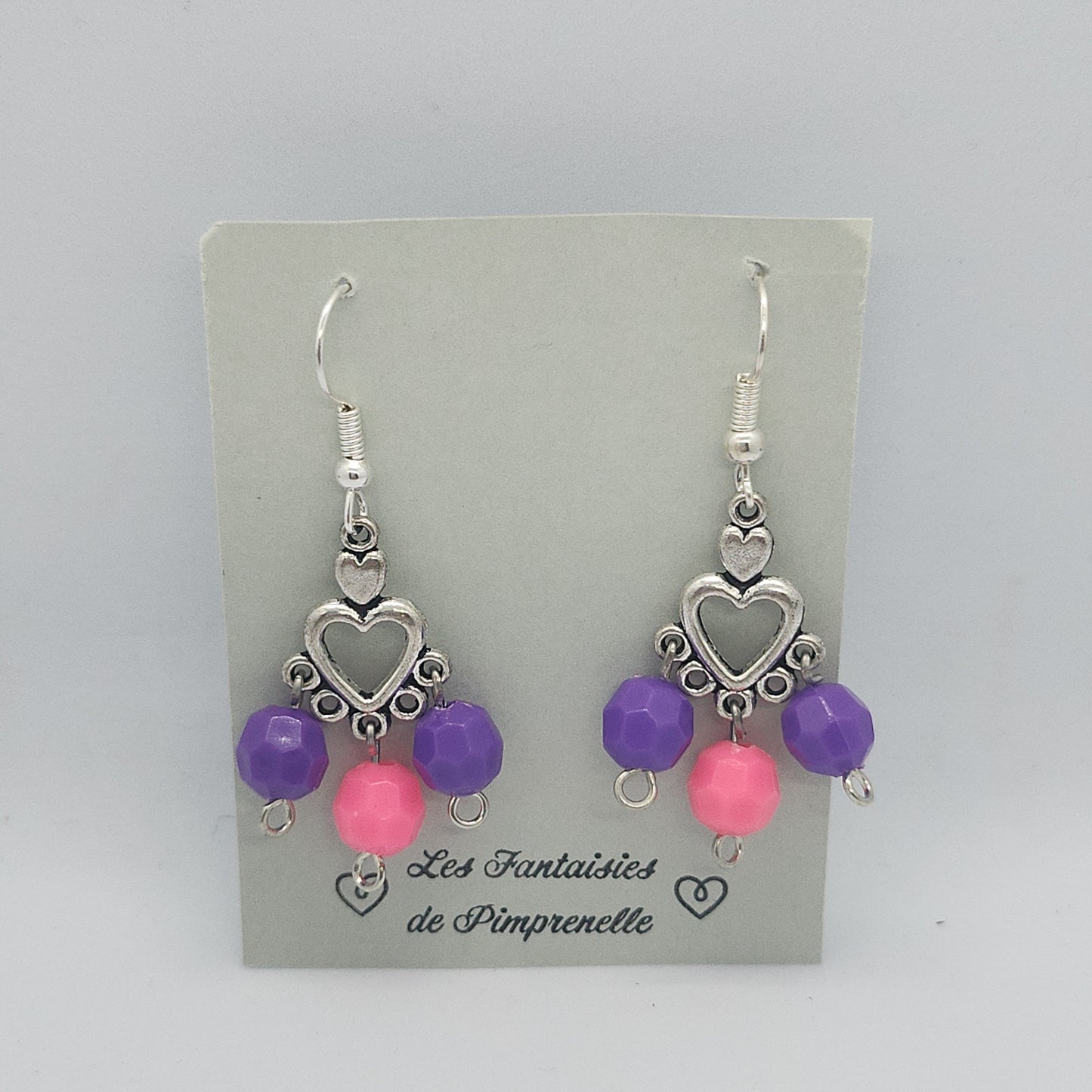Boucles d’oreilles cœurs