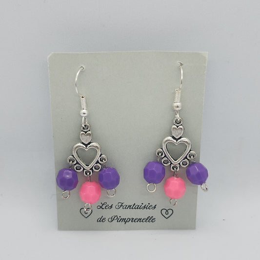 Boucles d’oreilles cœurs