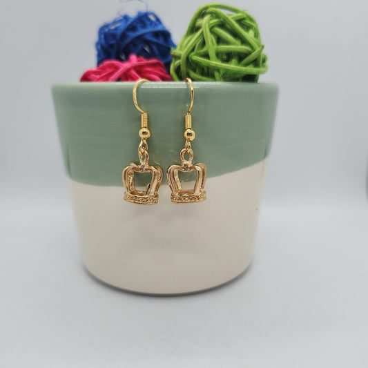 Boucles d’oreilles couronnes 👑