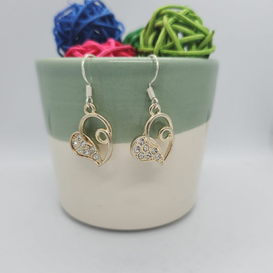 Boucles d’oreilles cœur