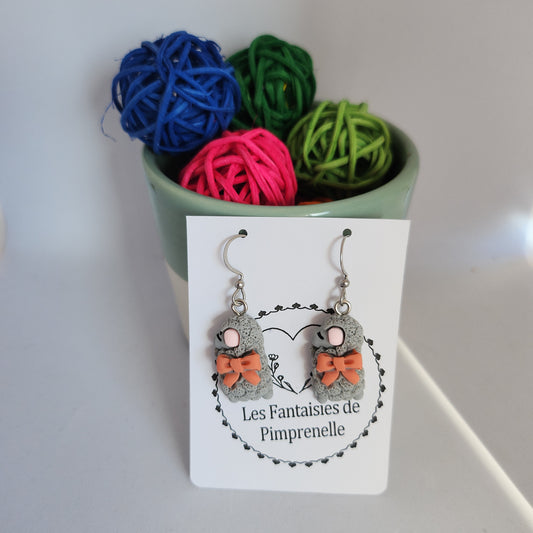Boucles d’oreilles moutons
