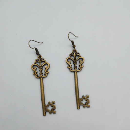 Boucles d’oreilles clé