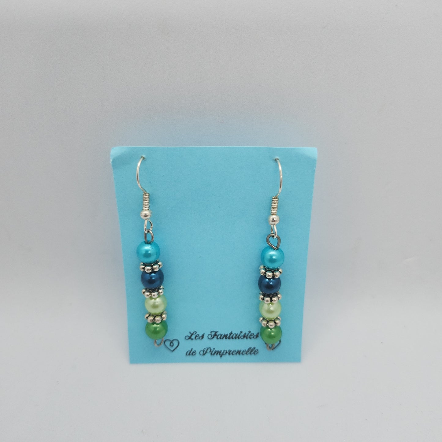 Boucles d’oreilles perles nacrées