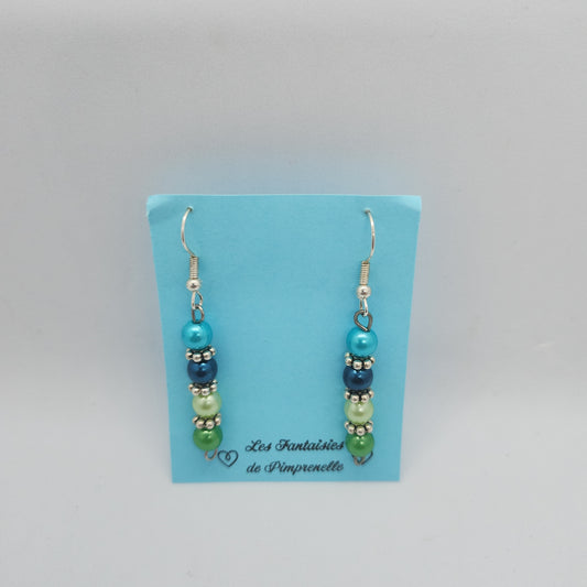 Boucles d’oreilles perles nacrées