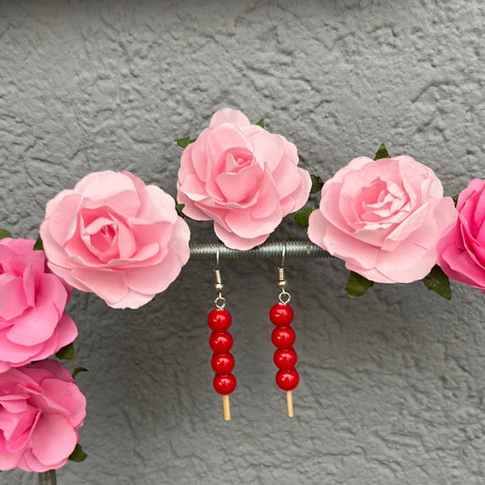 Boucles d’oreilles pomme d’amour