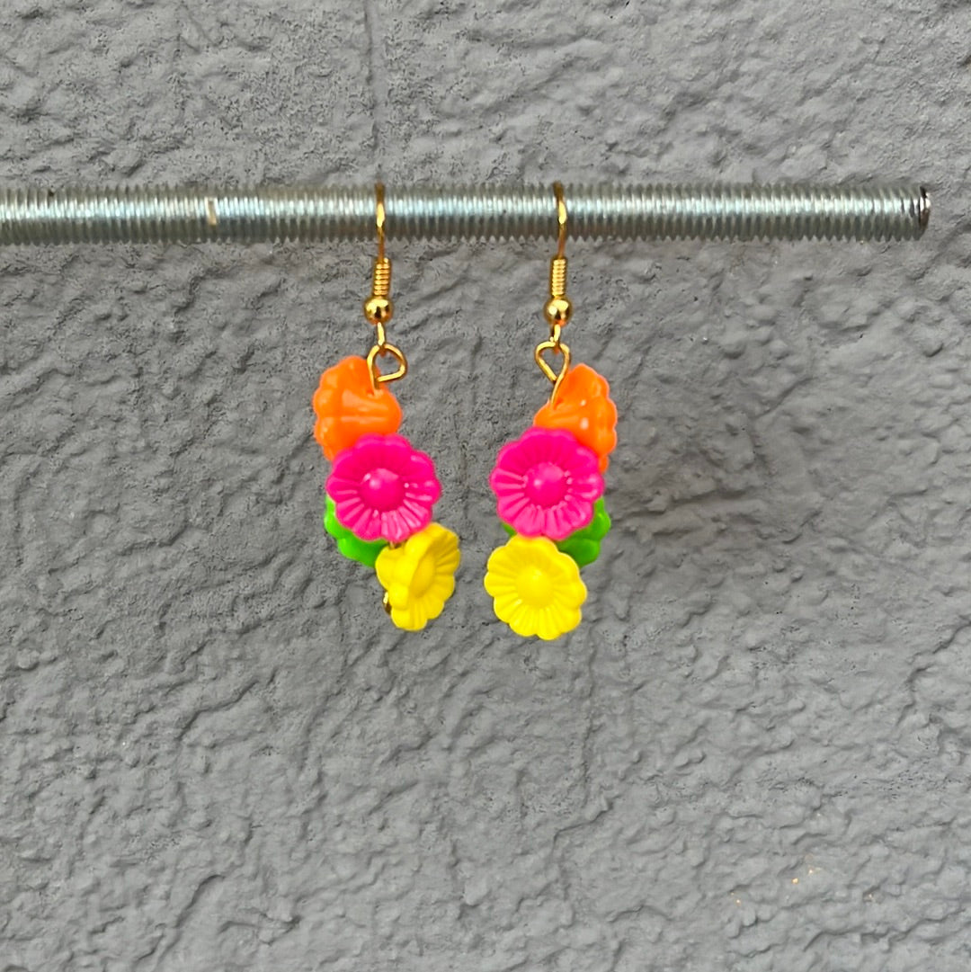 Boucles d’oreilles fleurs