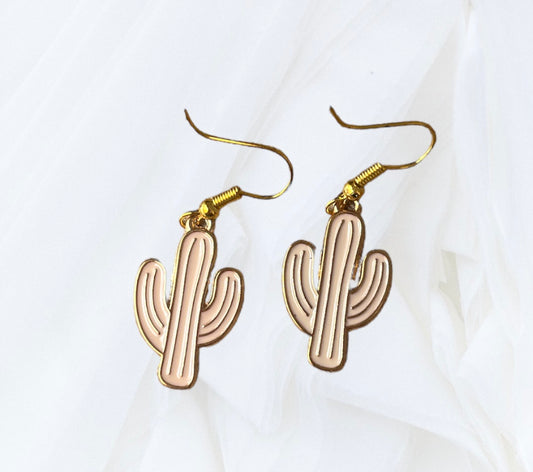 Boucles d’oreilles cactus