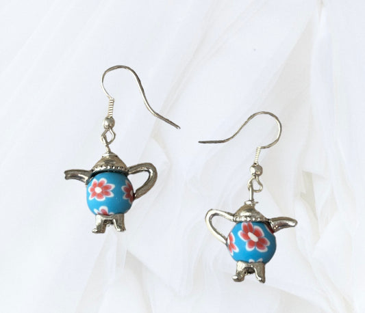 Boucles d’oreilles théière