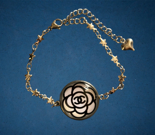 Bracelet chaîne étoiles
