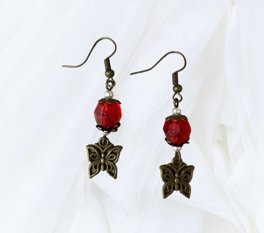 Boucles d’oreilles papillons