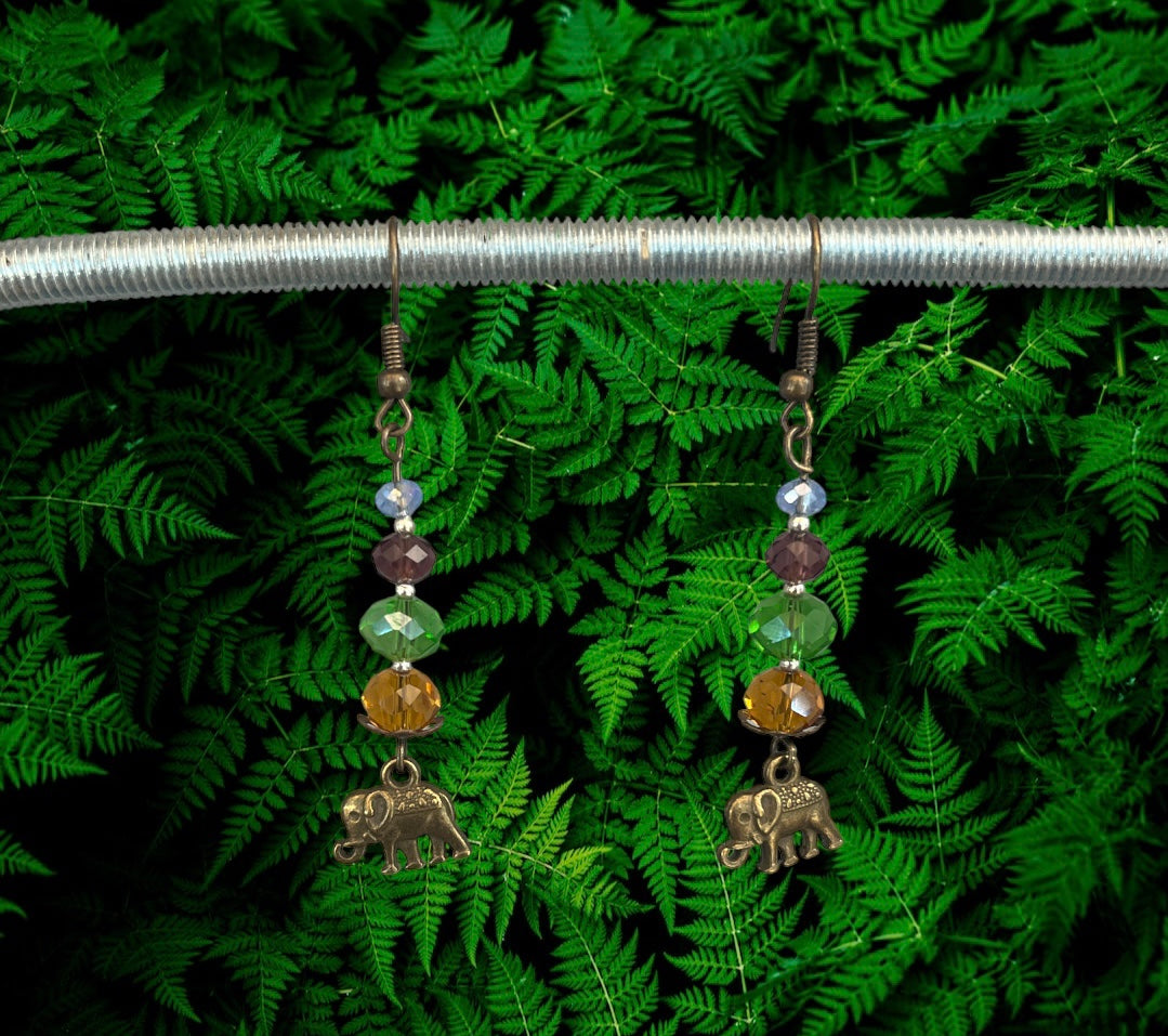 Boucles d’oreilles éléphants