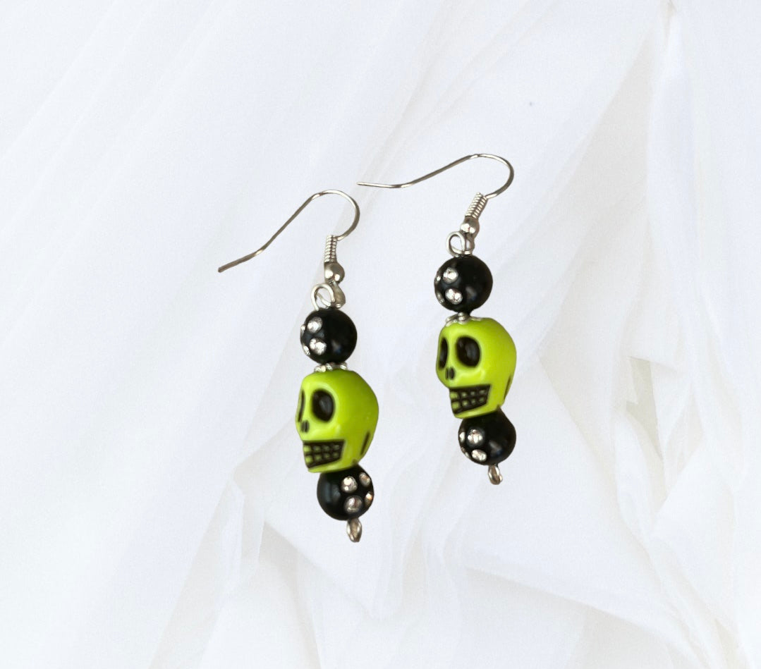 Boucles d’oreilles tête de mort