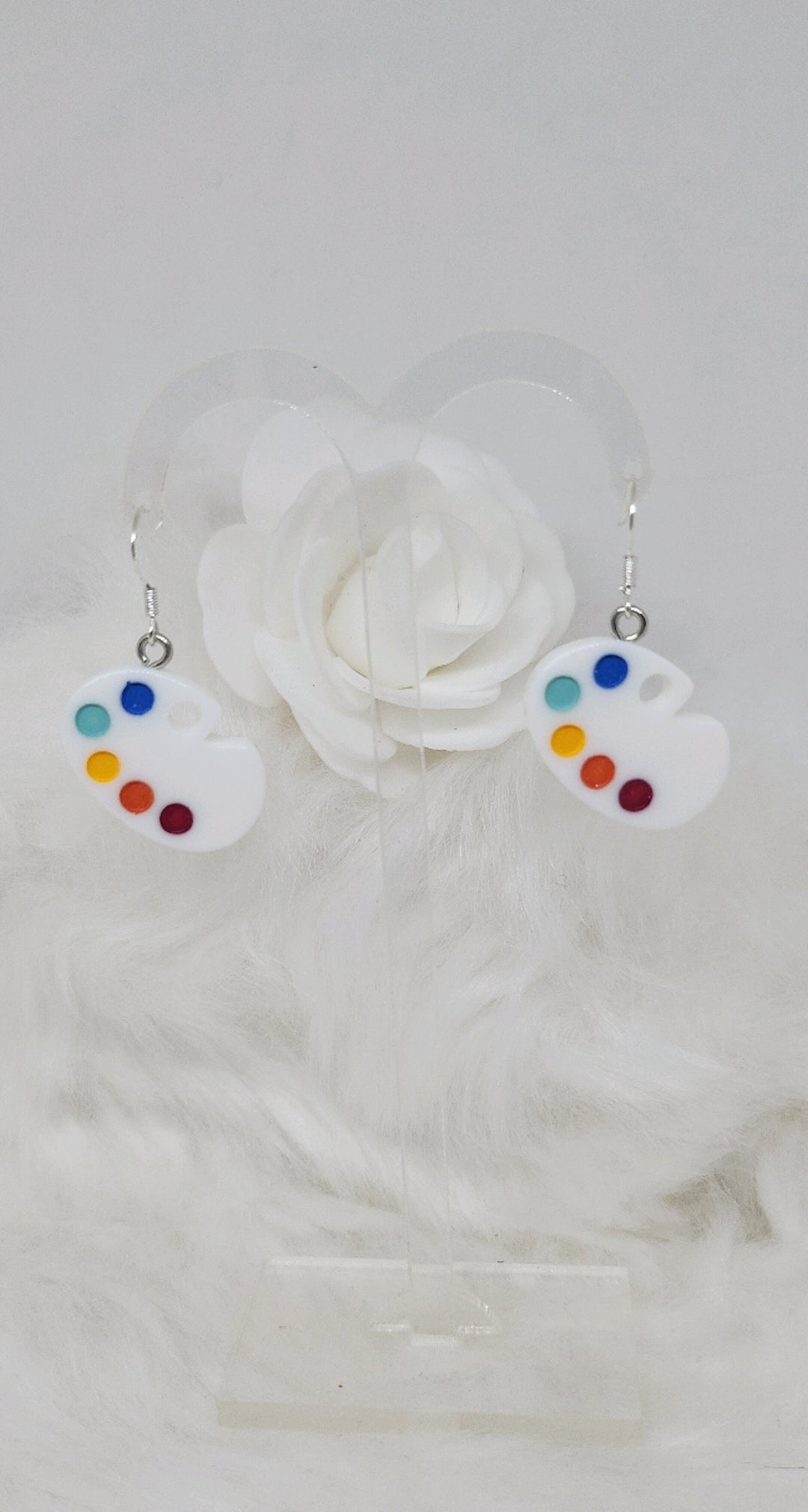 Boucles d’oreilles palettes de peinture