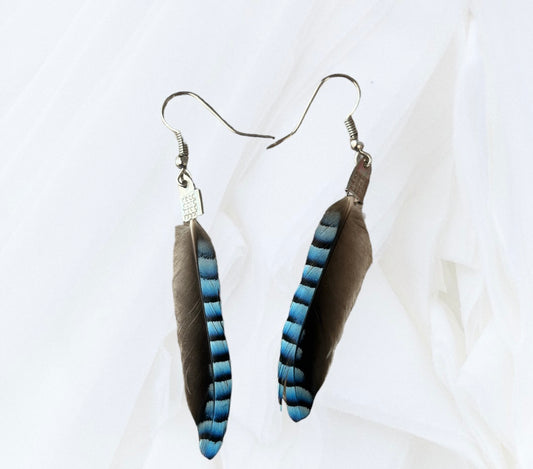 Boucles d’oreilles plumes