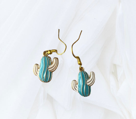 Boucles d’oreilles cactus