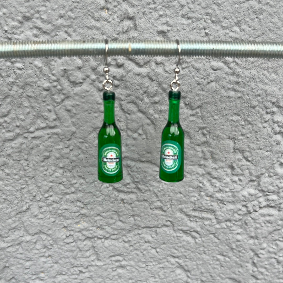 Boucles d’oreilles bouteilles de bière