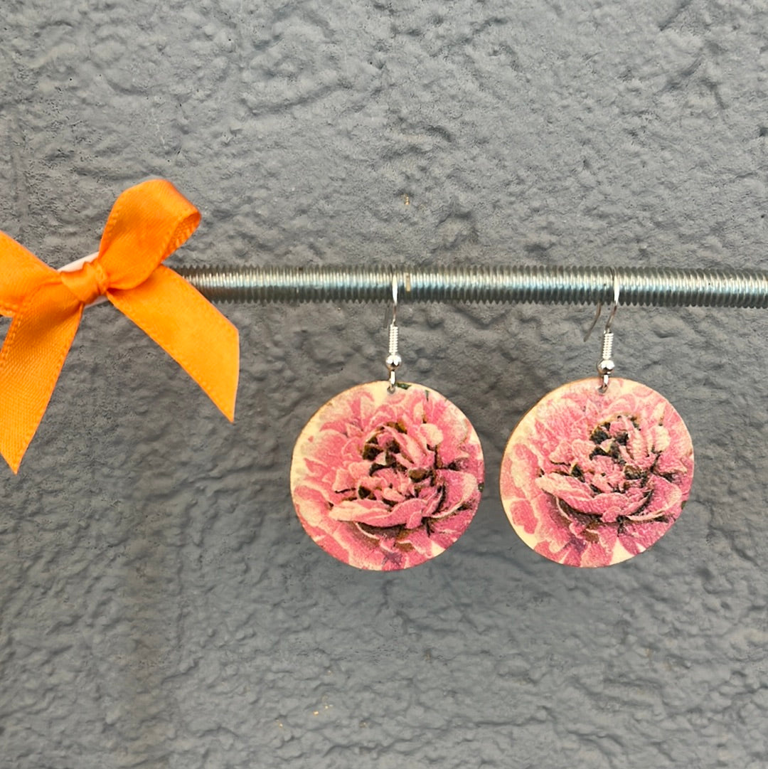 Boucles d’oreilles en bois