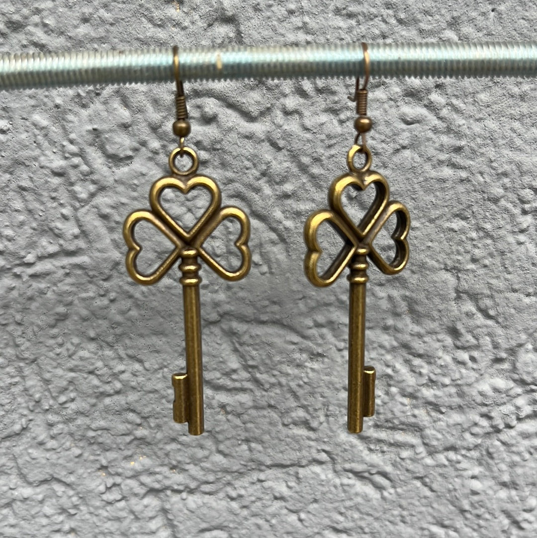 Boucles d’oreilles clé