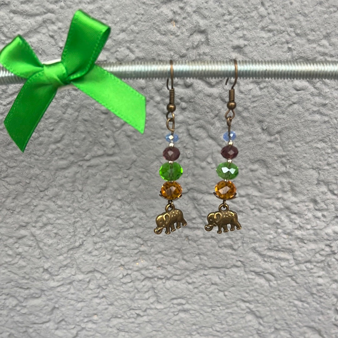 Boucles d’oreilles éléphants