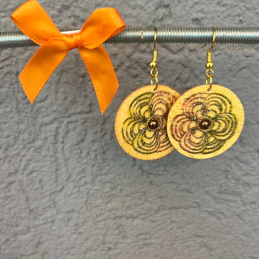 Boucles d’oreilles en bois