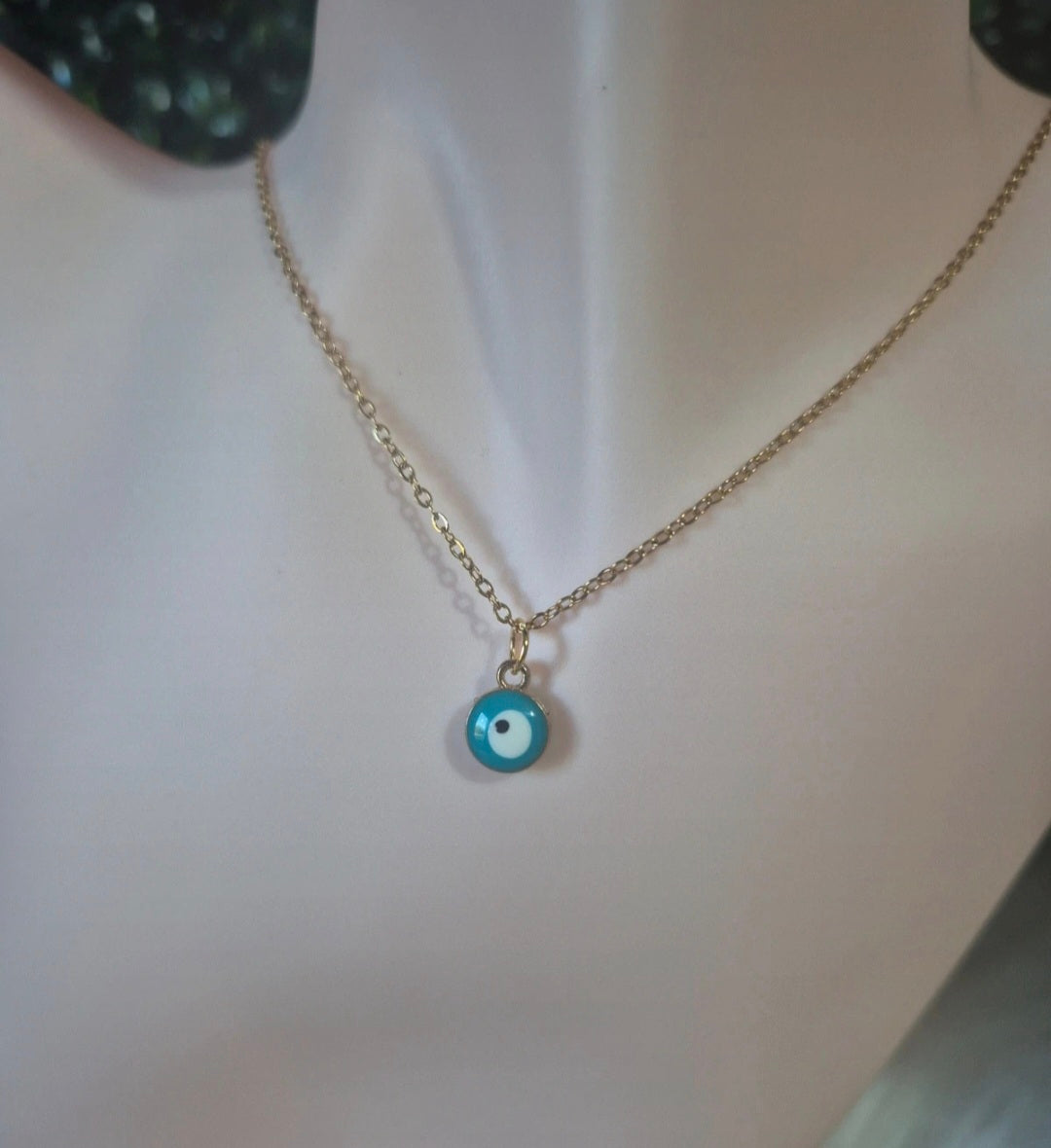Collier œil bleu 🧿✨ #Bijoux #Collier #Oeil
