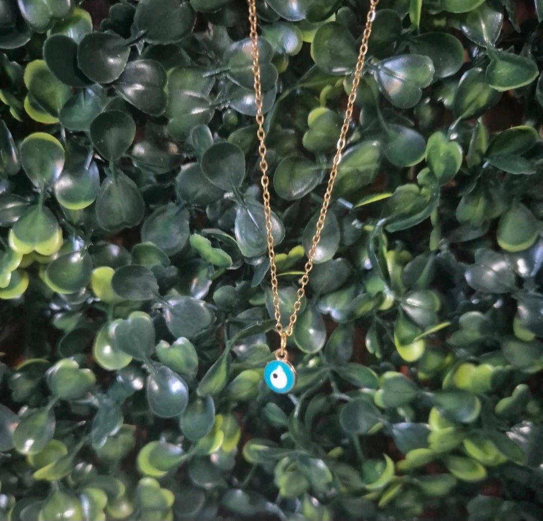 Collier œil bleu 🧿✨ #Bijoux #Collier #Oeil