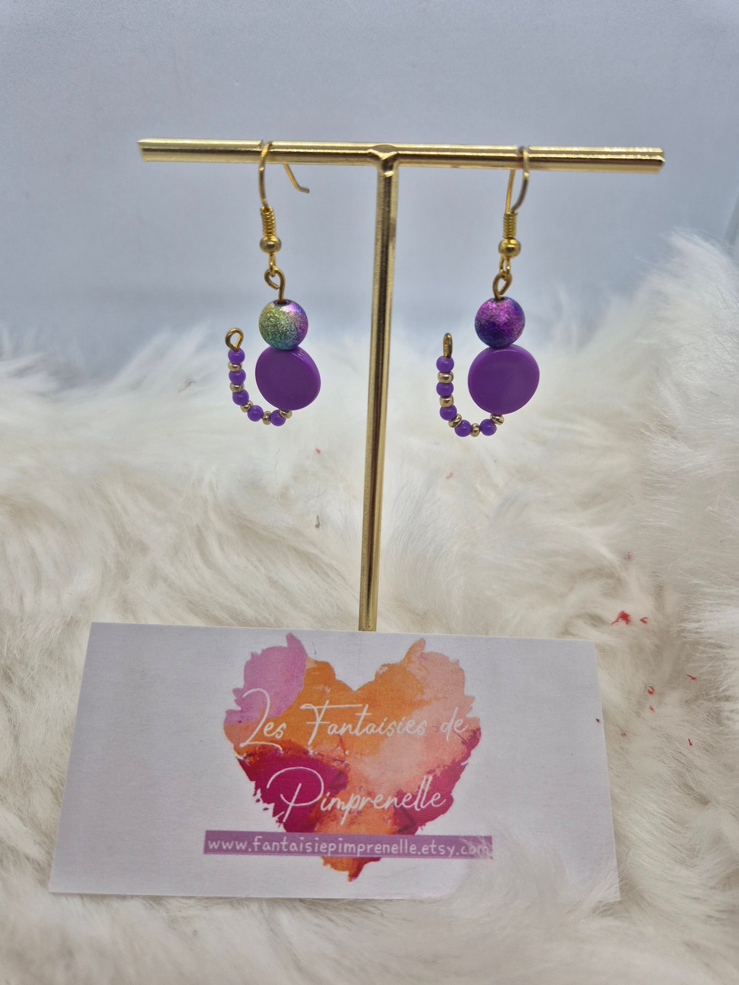 Boucles d'oreilles chat au choix