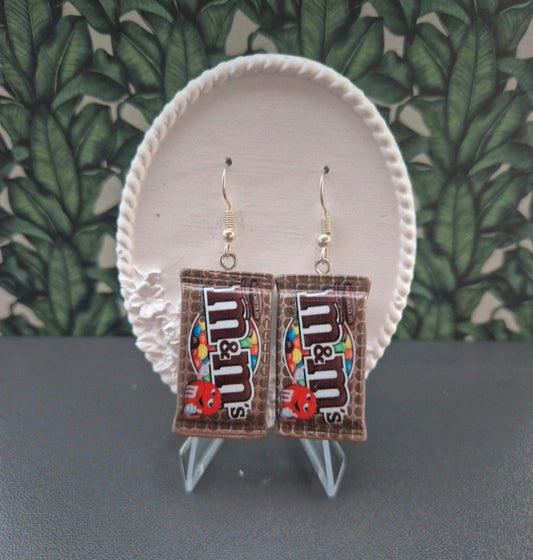 Boucles d’oreilles M&M's au choix