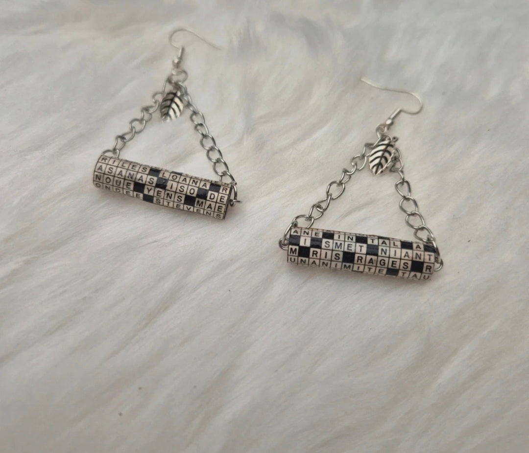 Boucles d'oreilles en papier 👂✨ #Bijoux #Papier