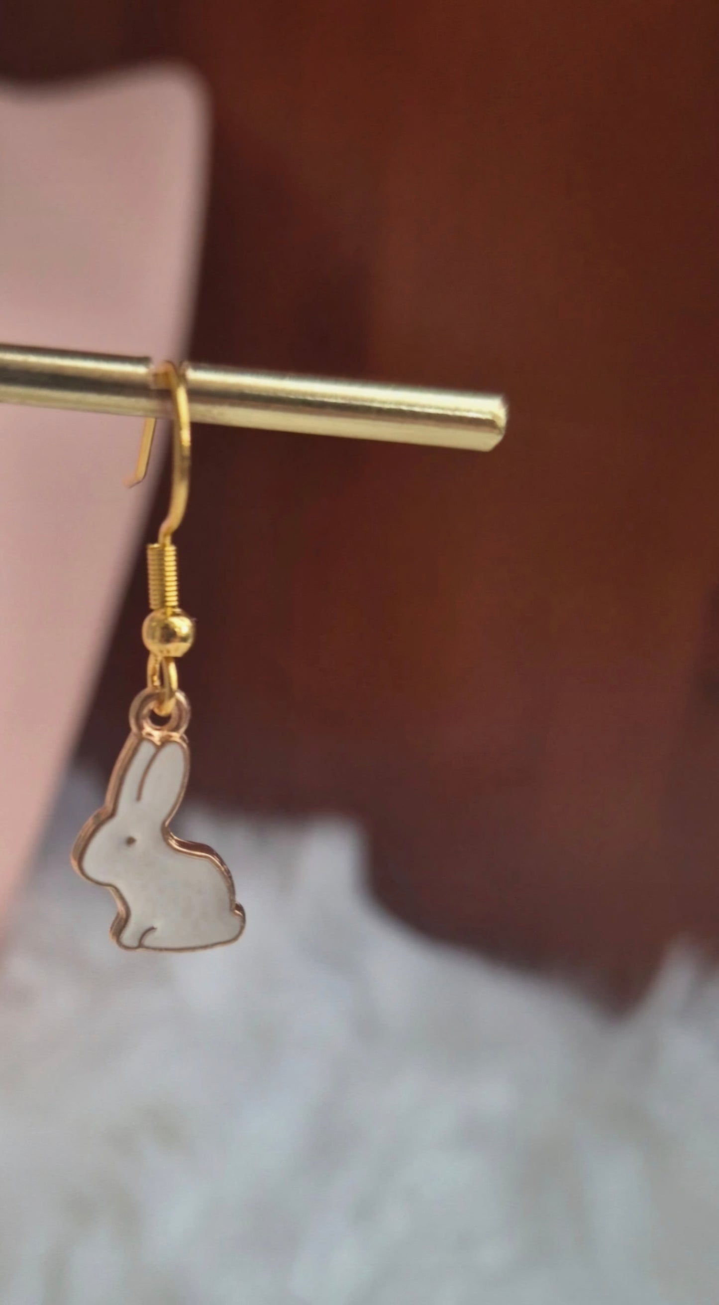 Boucles d'oreilles carotte et lapin 🥕🐰 #Bijoux #Carotte #Lapin