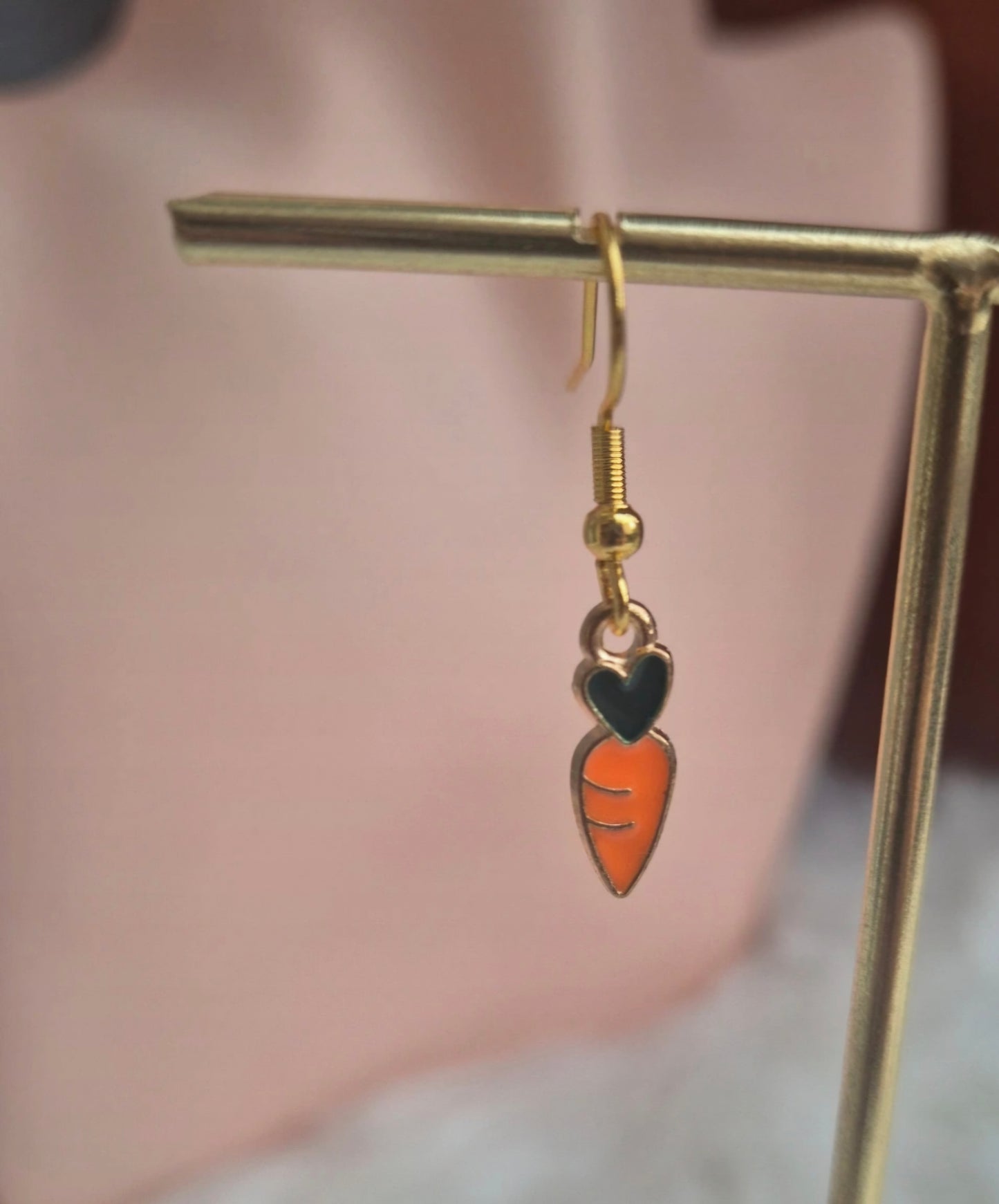 Boucles d'oreilles carotte et lapin 🥕🐰 #Bijoux #Carotte #Lapin