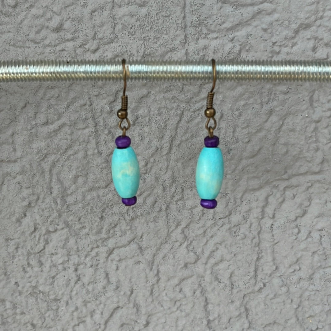 Boucles d’oreilles en bois