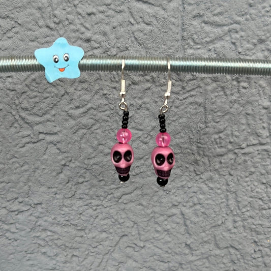Boucles d’oreilles tête de mort