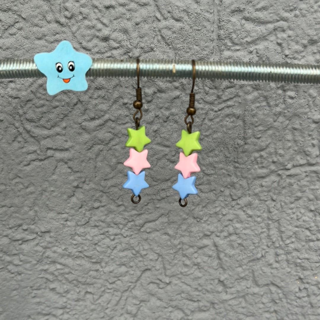 Boucles d’oreilles étoiles