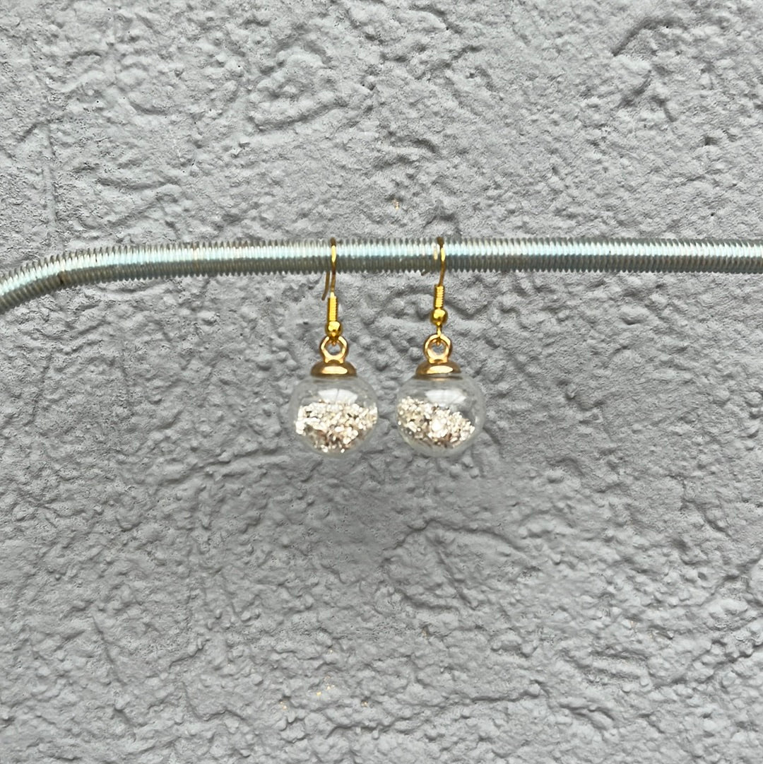 Boucles d’oreilles en verre