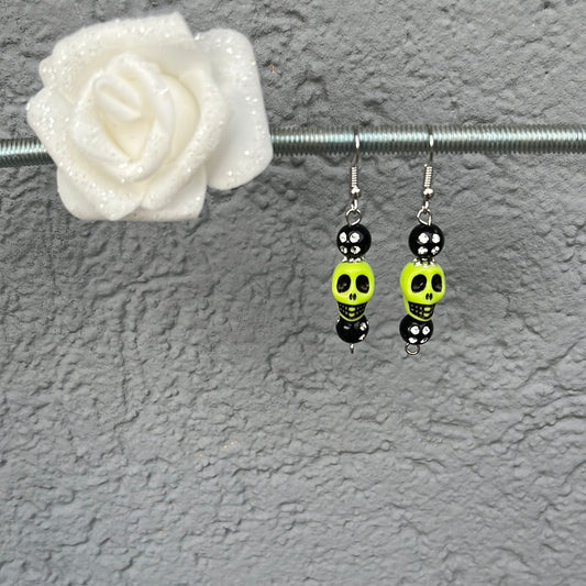 Boucles d’oreilles tête de mort