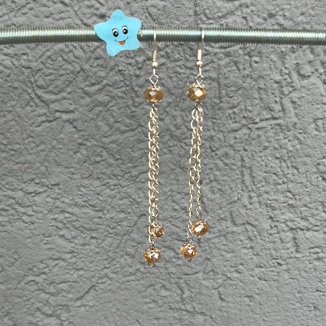 Boucles d’oreilles perles cristal