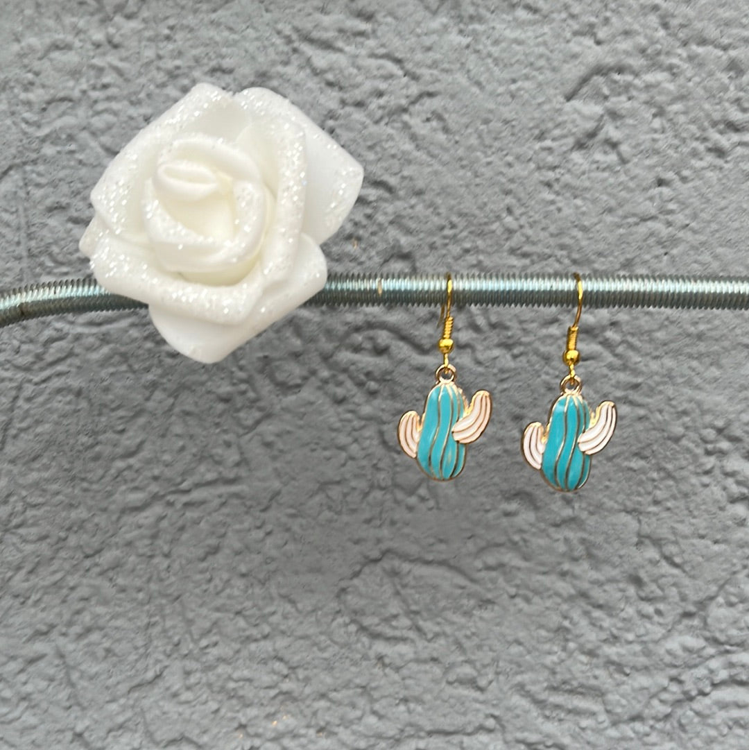 Boucles d’oreilles cactus