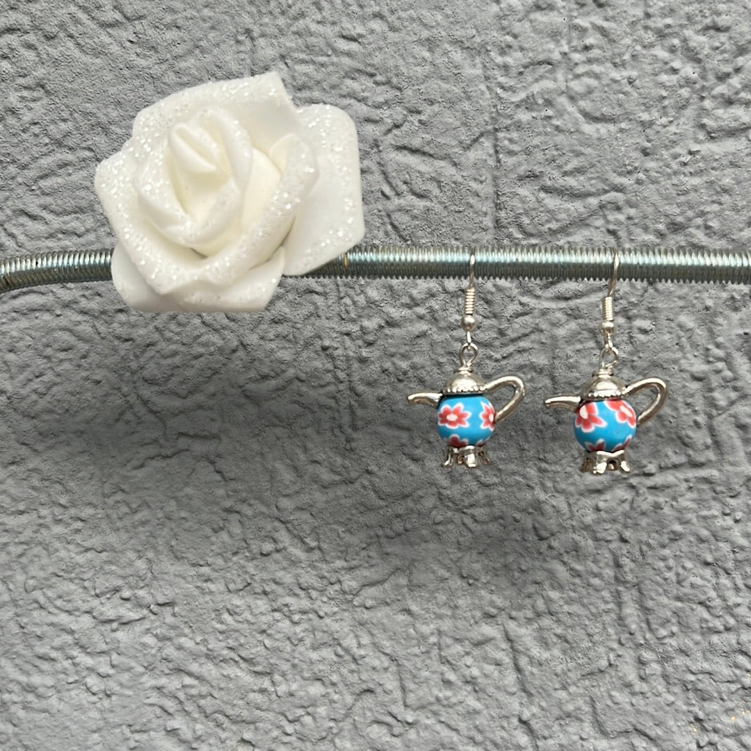 Boucles d’oreilles théière