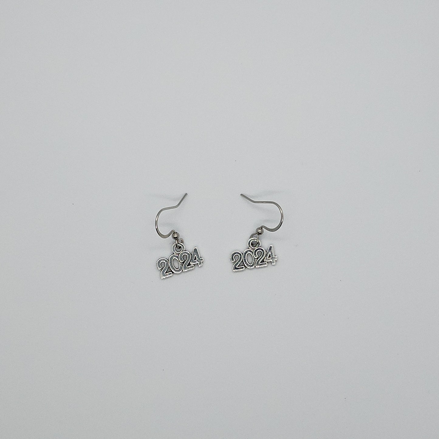 Boucles d’oreilles 2024 argentées