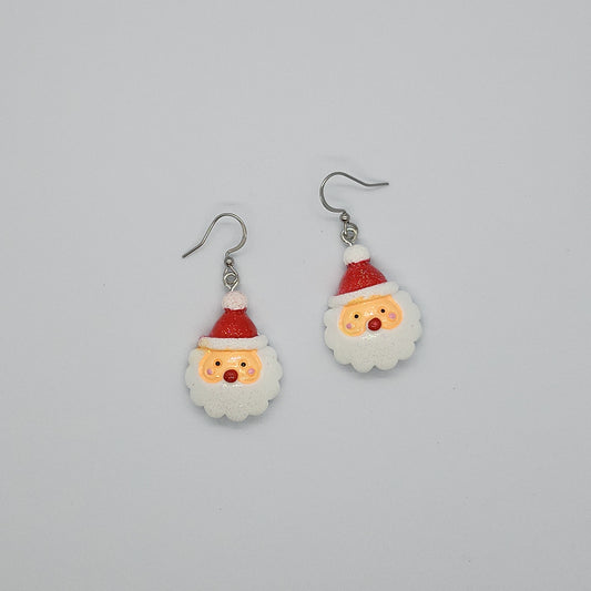 Boucles d’oreilles Père Noël