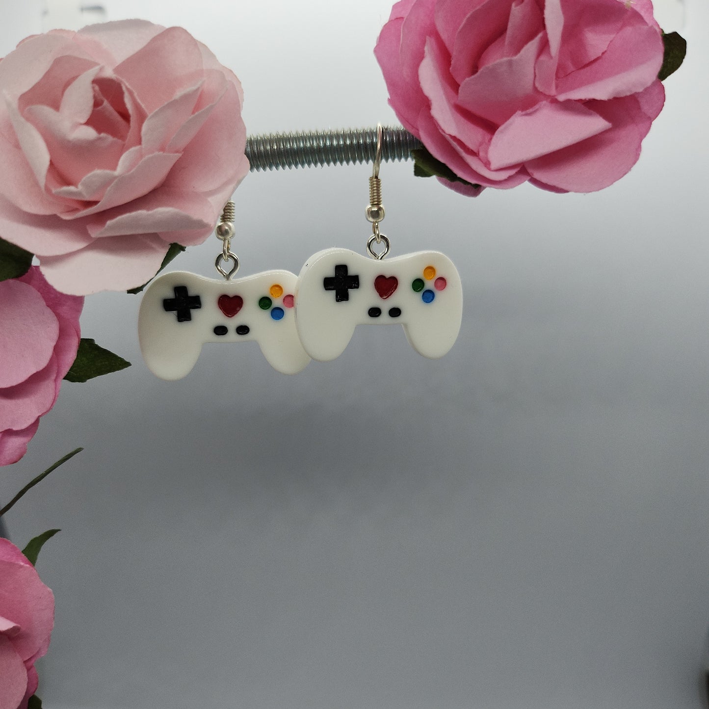Boucles d’oreilles manettes de jeu