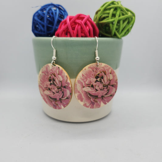 Boucles d’oreilles en bois