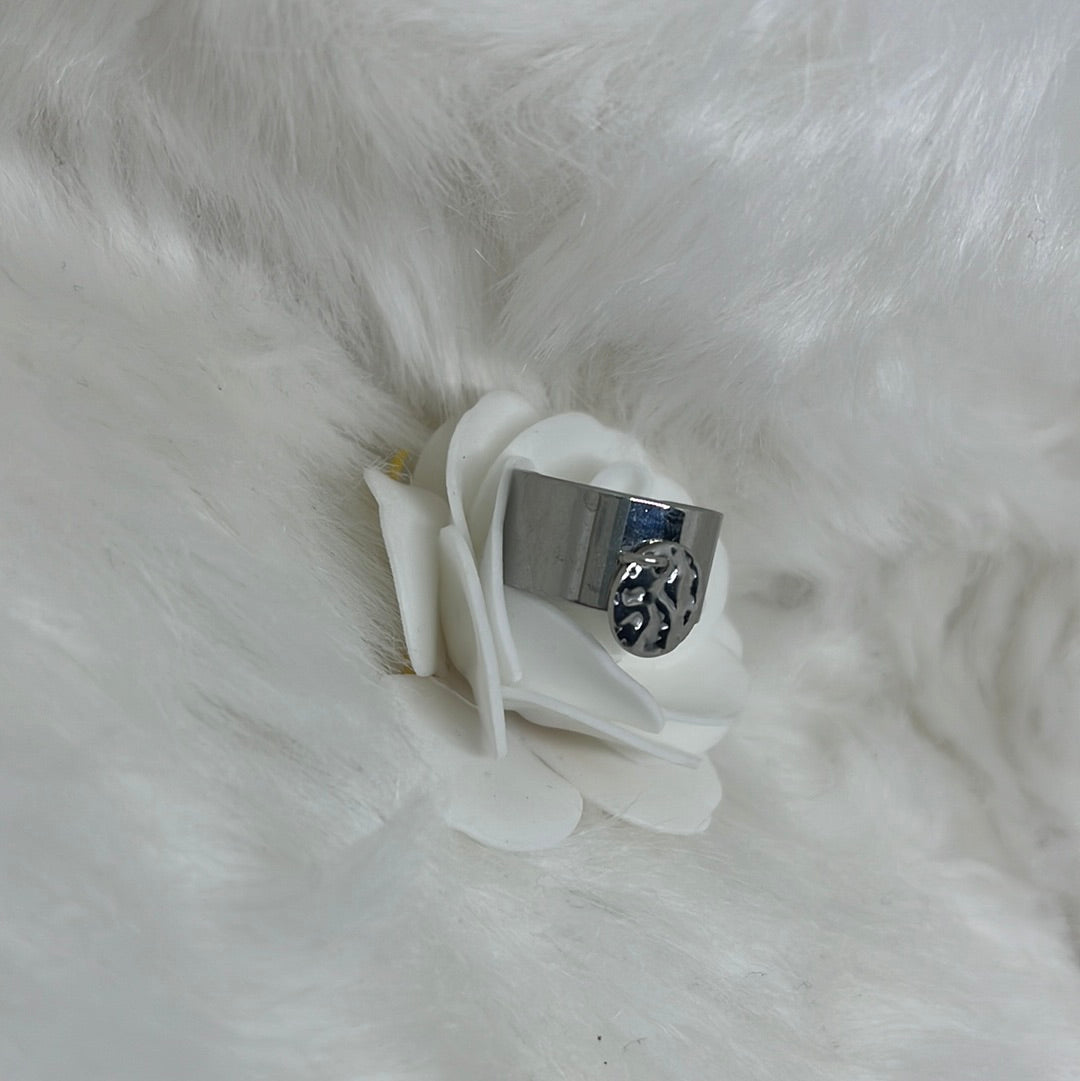 Bague martelée