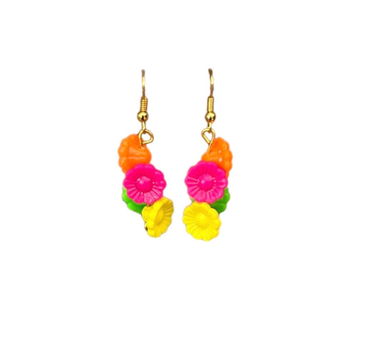 Boucles d’oreilles fleurs